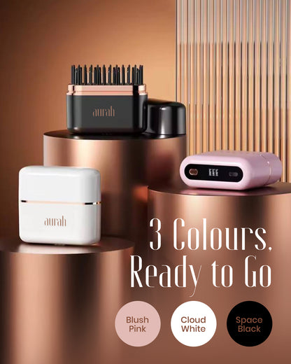Aurah Flow | On-the-Go Straightening Comb