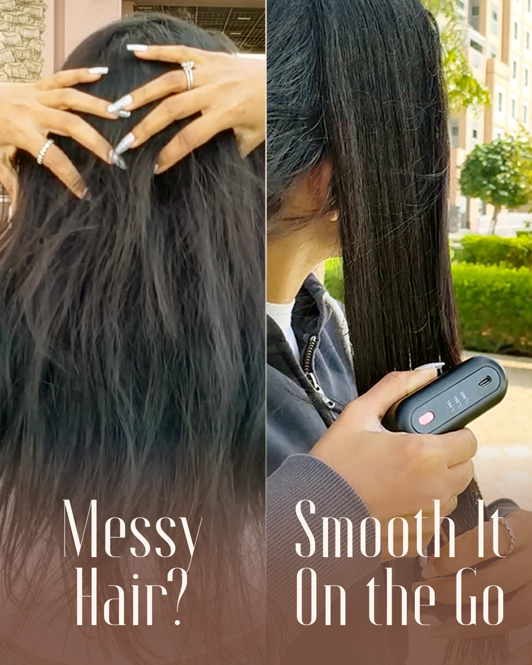 Aurah Flow | On-the-Go Straightening Comb