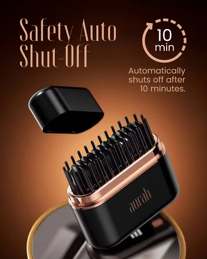 Aurah Flow | On-the-Go Straightening Comb